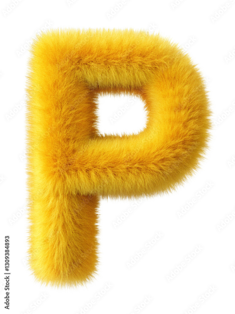 Hyper-Realistic Yellow Fluffy Fur Letter on White Background, Warm Golden Lighting, Playful Pastel Tones, High-Resolution Honey Core Style Hyper-Realistic Yellow Fluffy Fur Letter on White Background, Warm Golden Lighting, Playful Pastel Tones, High-Resolution Honey Core Style