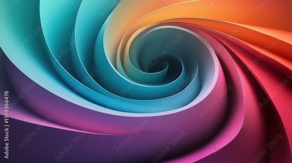 Obraz premium Abstract Swirling Colors: An Impressive Display of Dynamic and Fluid Motion in Visual Art