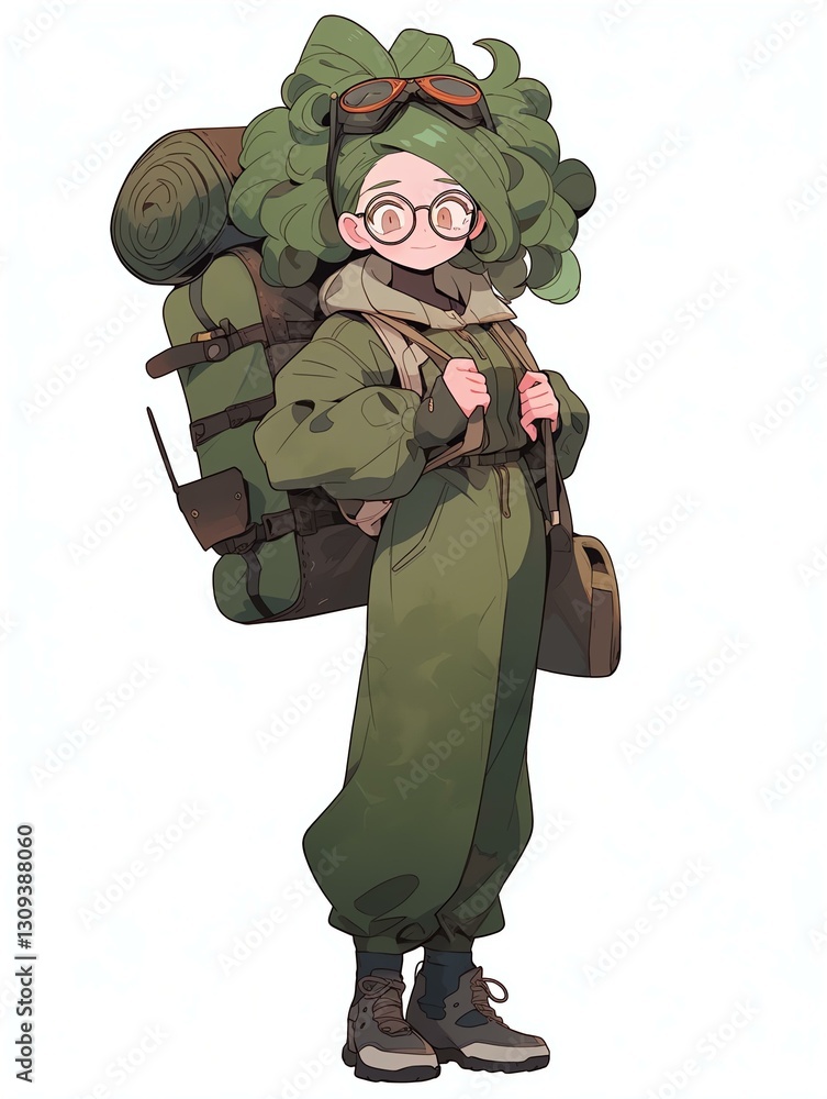 Woman in Green Jumpsuit Woman in Green Jumpsuit