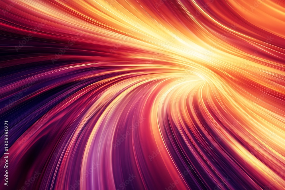 Obraz premium Abstract Colorful Dynamic Lines Graphic Design