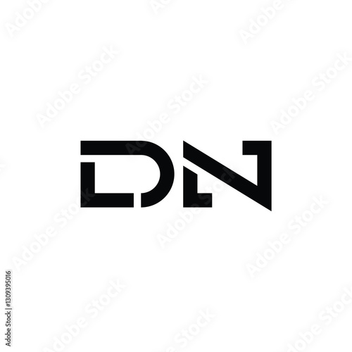 Free Download DN monogram logo design letter text name symbol monochrome logotype alphabet character simple logo - GFXLoad