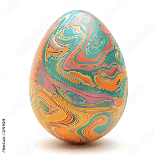 Closeup of Isolated Egg - Professional Cutout Single Object Photography