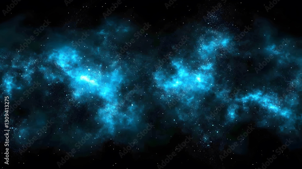 Naklejka premium Cosmic chaos alpha channel overlay effects in a galactic environment