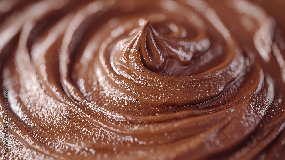 Chocolate Spread Texture Close Up Chocolate Spread Texture Close Up