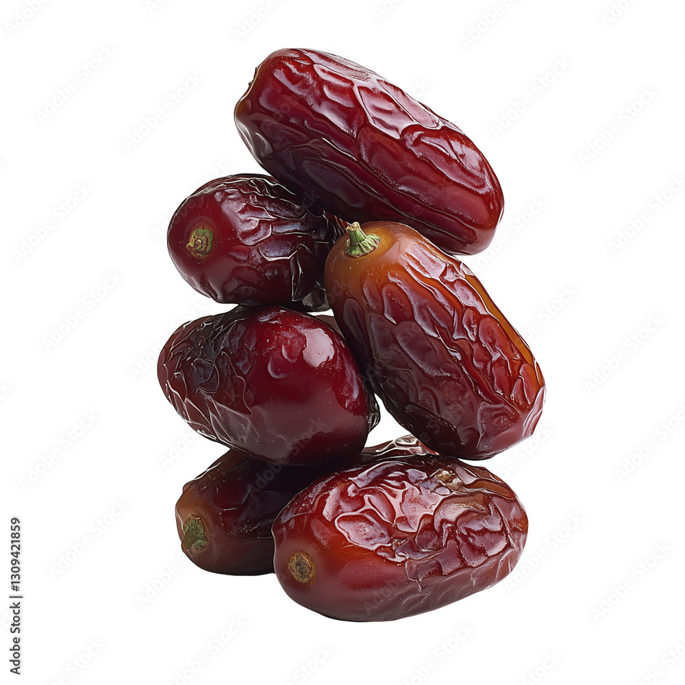 a pile of dates fruits isolated on transparent background. a pile of dates fruits isolated on transparent background.