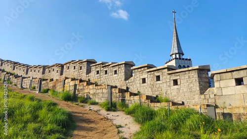 Wallpaper Mural Close-up of the Fortress Wall Torontodigital.ca