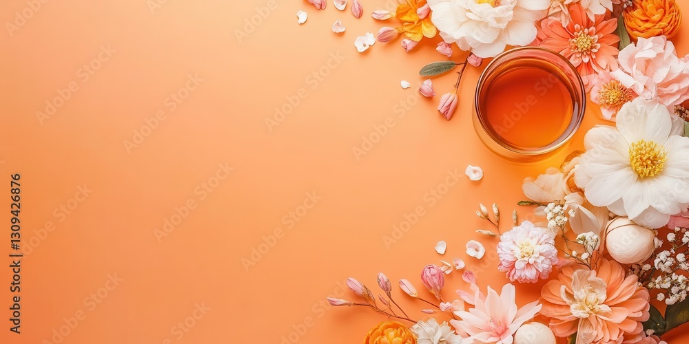 Obraz premium Tea Delight Banner