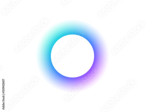 A vibrant circular design featuring a soft gradient of blues and purples, creating a glowing halo effect. perfect for digital art and design inspiration.