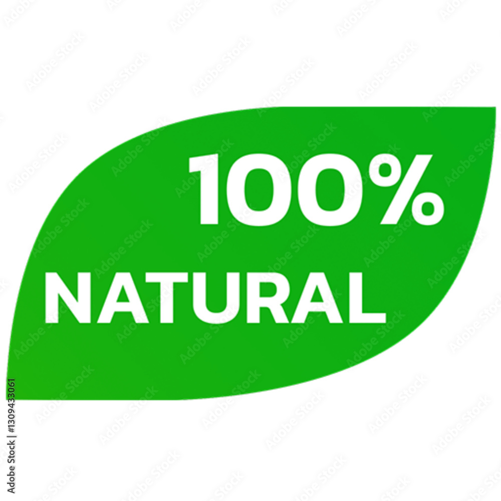 Green leaf label with Green leaf label with