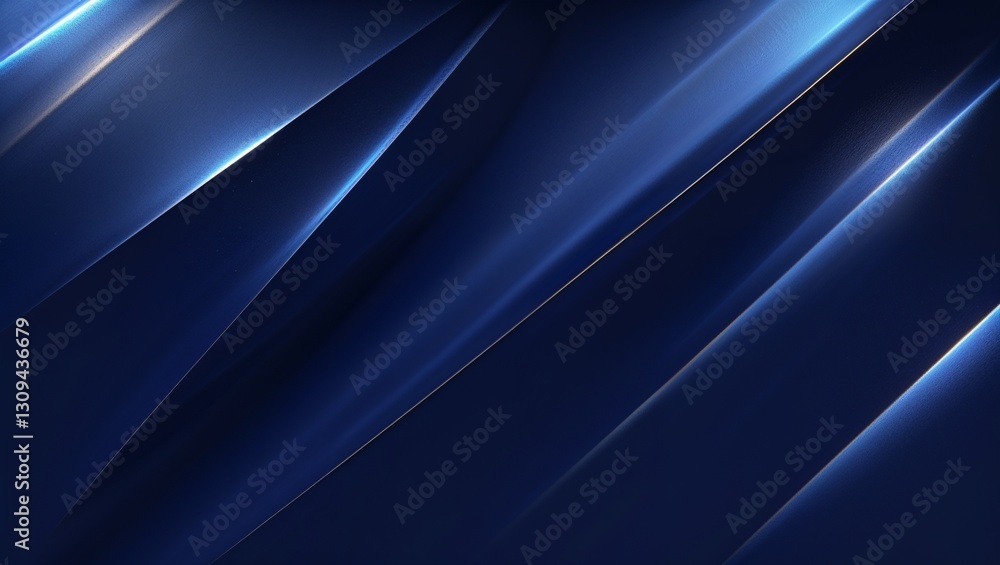 A smooth navy blue surface with diagonal lighting highlights, creating a sleek and sophisticated abstract texture. A smooth navy blue surface with diagonal lighting highlights, creating a sleek and sophisticated abstract texture.