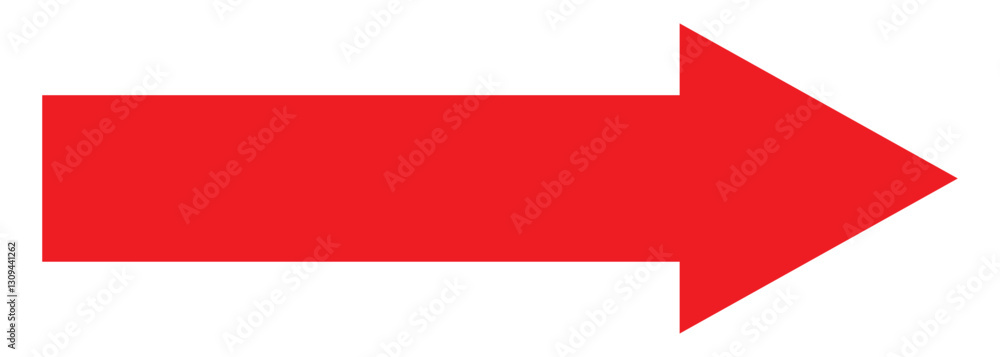 Red long arrow pointing to the right. Long arrow icon Vector. Red arrow icon. Long arrow isolated on white background. Red Long bold arrow . Red long arrow pointing to the right. Long arrow icon Vector. Red arrow icon. Long arrow isolated on white background. Red Long bold arrow .