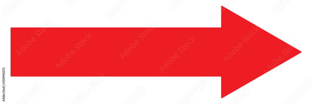Red long arrow pointing to the right. Long arrow icon Vector. Red arrow icon. Long arrow isolated on white background. Red Long bold arrow . Red long arrow pointing to the right. Long arrow icon Vector. Red arrow icon. Long arrow isolated on white background. Red Long bold arrow .