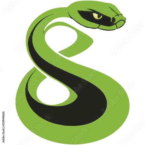 snake colorful vector illustration 