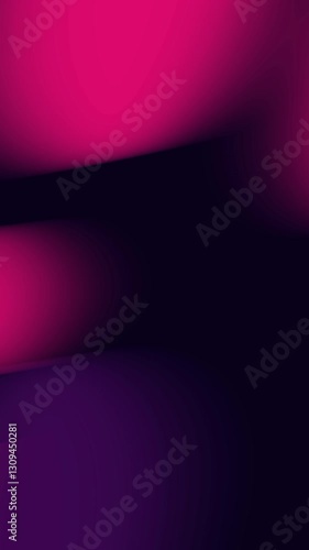 Abstract Pink and Black Gradient Background with Smooth Wavy Shapes  Perfect for Modern Designs
