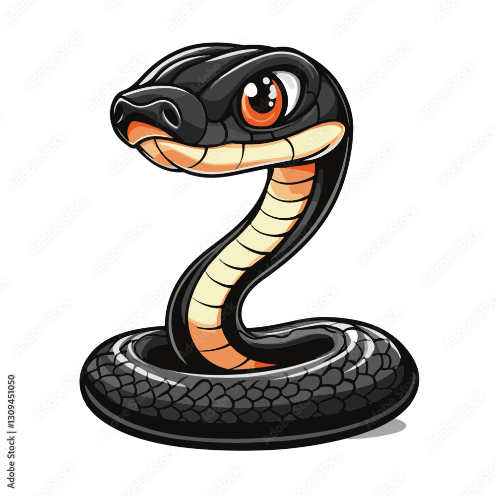 Fototapeta premium snake colorful vector illustration