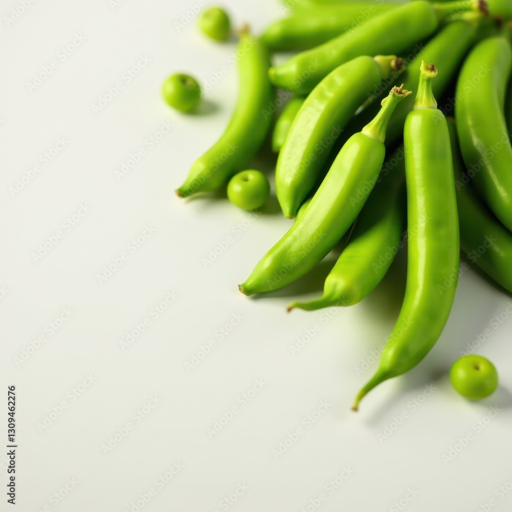 Close-up shot of plump, colorful pea pods Natural background , food photography, garden, purple Close-up shot of plump, colorful pea pods Natural background , food photography, garden, purple