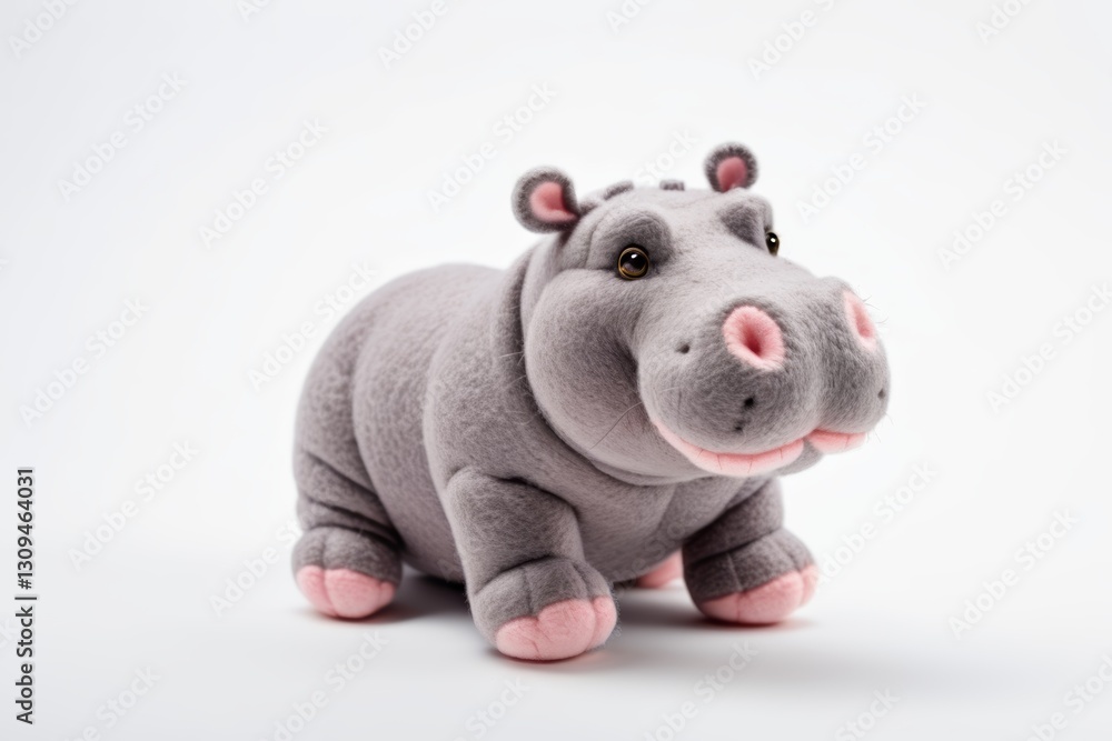 Fototapeta premium there is a small hedge toy sitting on a white surface