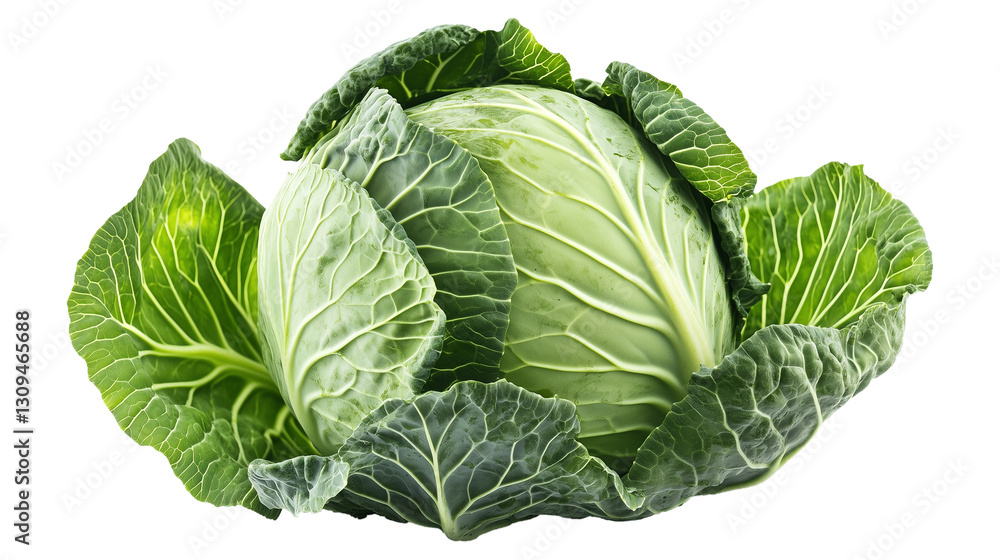 Fresh green cabbage. Isolated on transparent background. Fresh green cabbage. Isolated on transparent background.