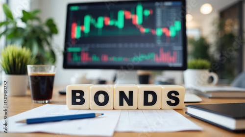 Bond market investment and fixed income securities. Treasury, corporate, and municipal bonds, credit ratings, diversification, economic stability, bond trading and risk management
