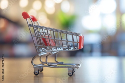 Wallpaper Mural Small Shopping Cart for Online Retail Experience Torontodigital.ca