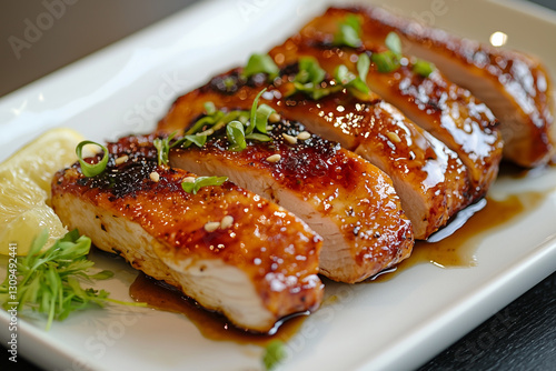 Delicious Grilled Chicken with Sauce
