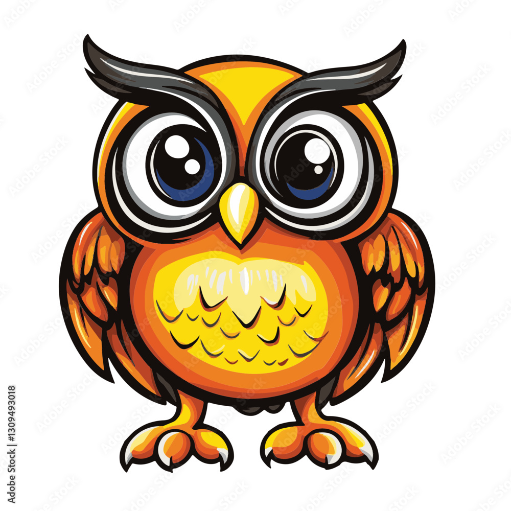 Fototapeta premium owl vector illustration