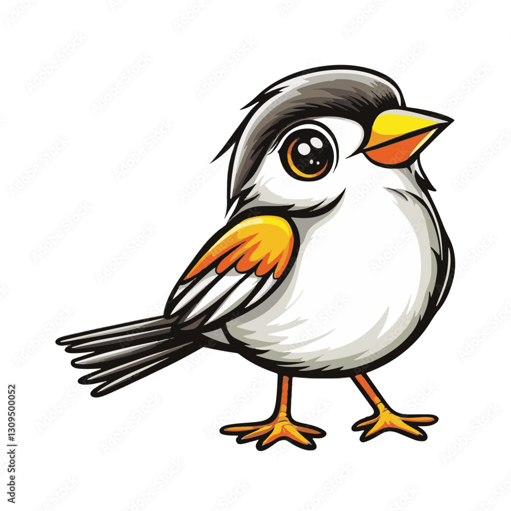 Obraz premium bird on a white background