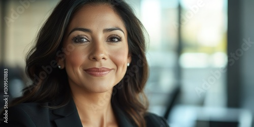 Wallpaper Mural Confident businesswoman in corporate attire, smiling for the camera. Torontodigital.ca