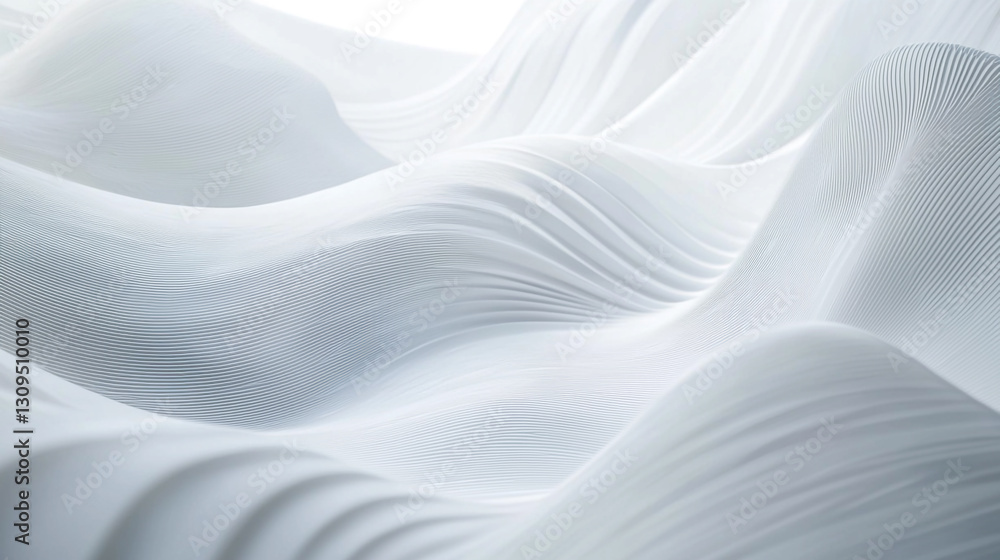 Abstract white wave pattern soft light background texture design art grey lines curve style shape Abstract white wave pattern soft light background texture design art grey lines curve style shape