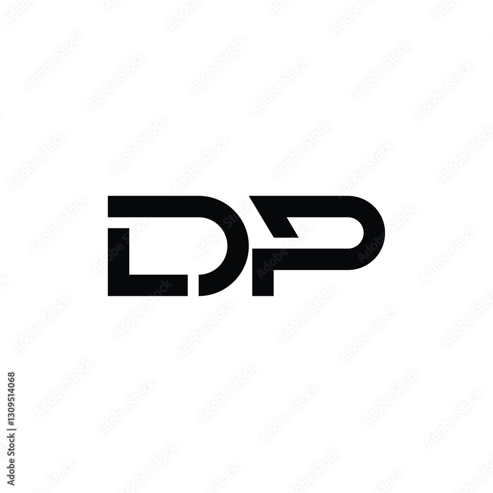 DP monogram logo design letter text name symbol monochrome logotype alphabet character simple logo DP monogram logo design letter text name symbol monochrome logotype alphabet character simple logo