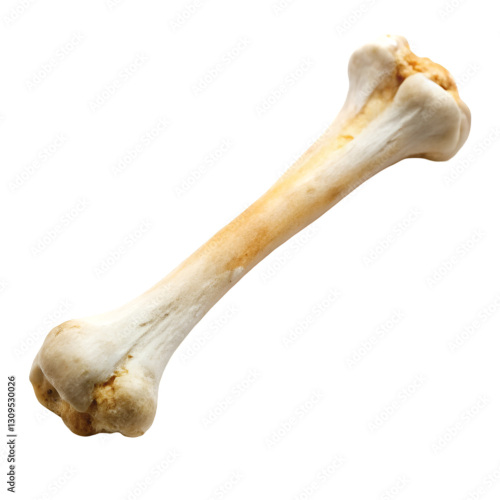 Fototapeta premium A bone isolated on transparent background