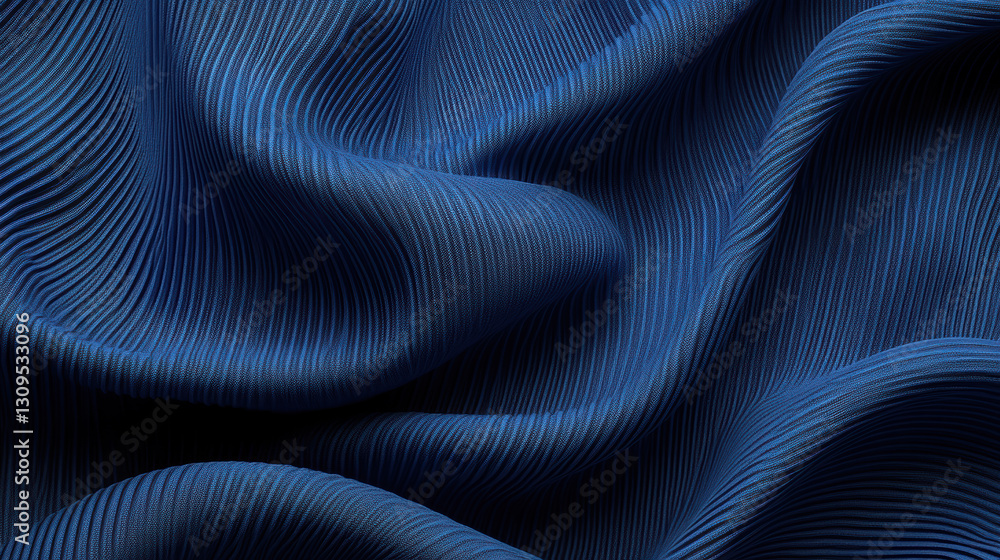 Abstract Blue Wavy Lines Background Abstract Blue Wavy Lines Background