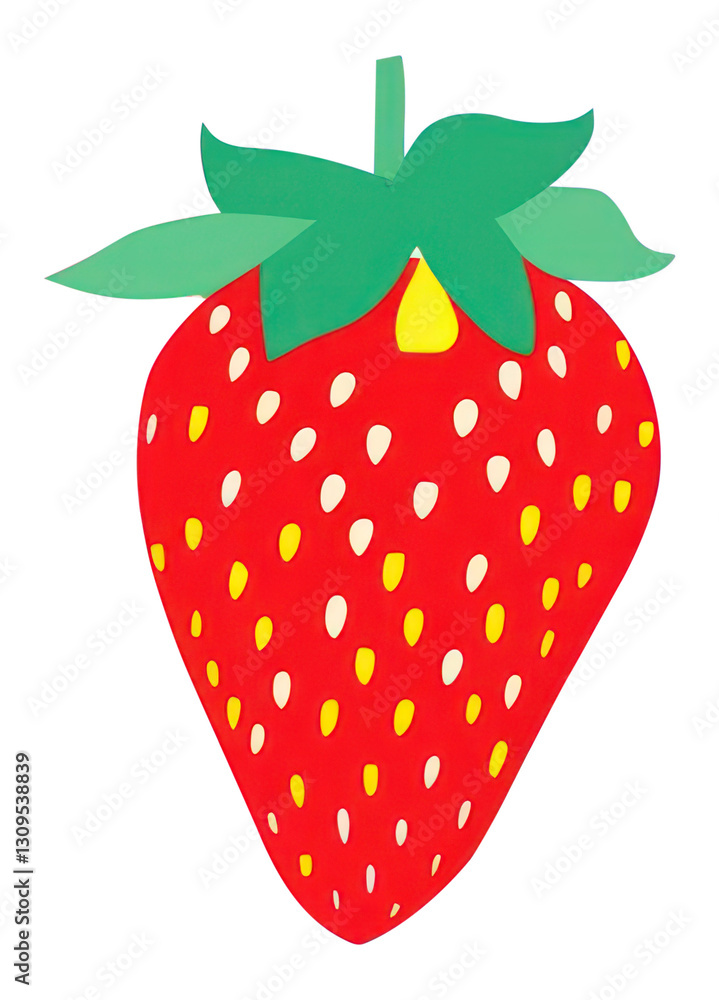 Obraz premium PNG Strawberry fruit plant food.