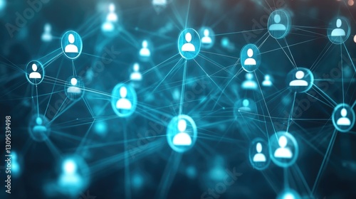 Global network concept with interconnected communication icons representing cross-cultural exchange.