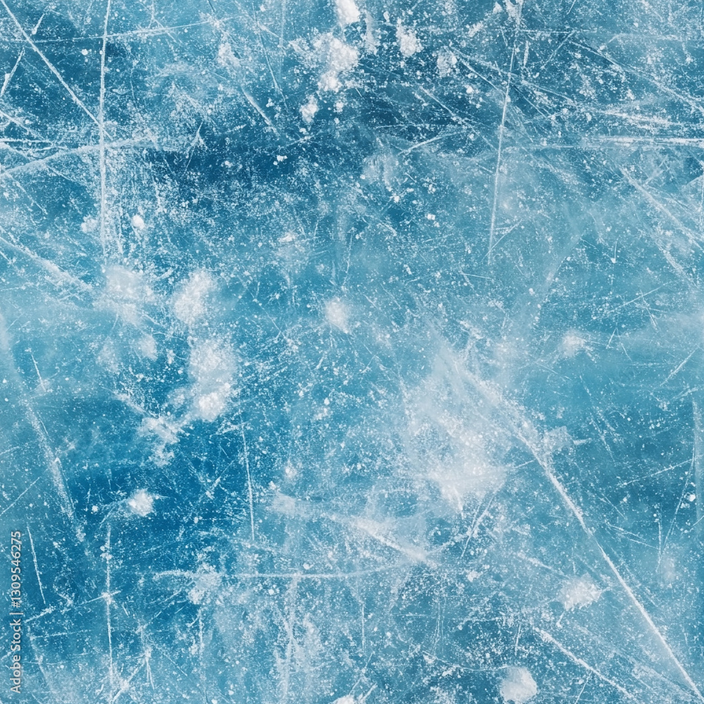 Fototapeta premium Cracked Ice Photo Texture, Snow Ice Seamless