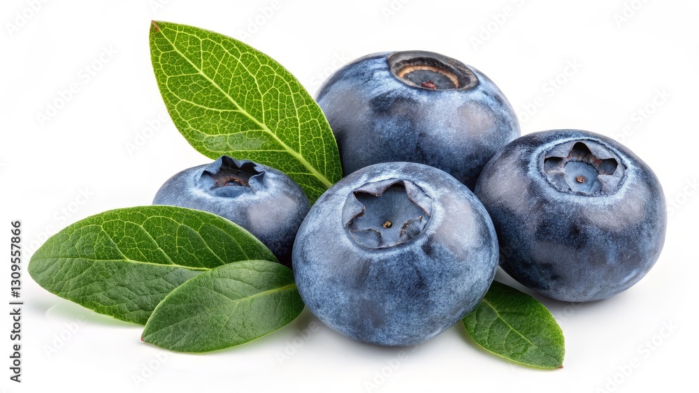 Fresh Blueberries with Leaves Still Life, Fruits , Antioxidant Fresh Blueberries with Leaves Still Life, Fruits , Antioxidant