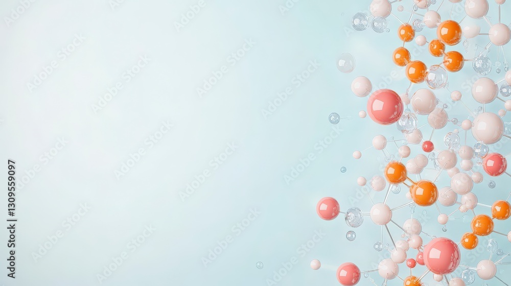 Colorful spheres float against a soft blue background, creating a dynamic and playful visual effect. Colorful spheres float against a soft blue background, creating a dynamic and playful visual effect.