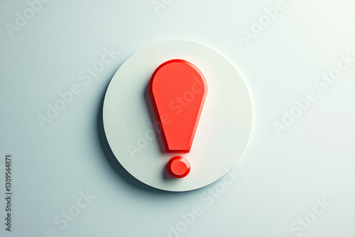 Bold Red Exclamation Mark Icon