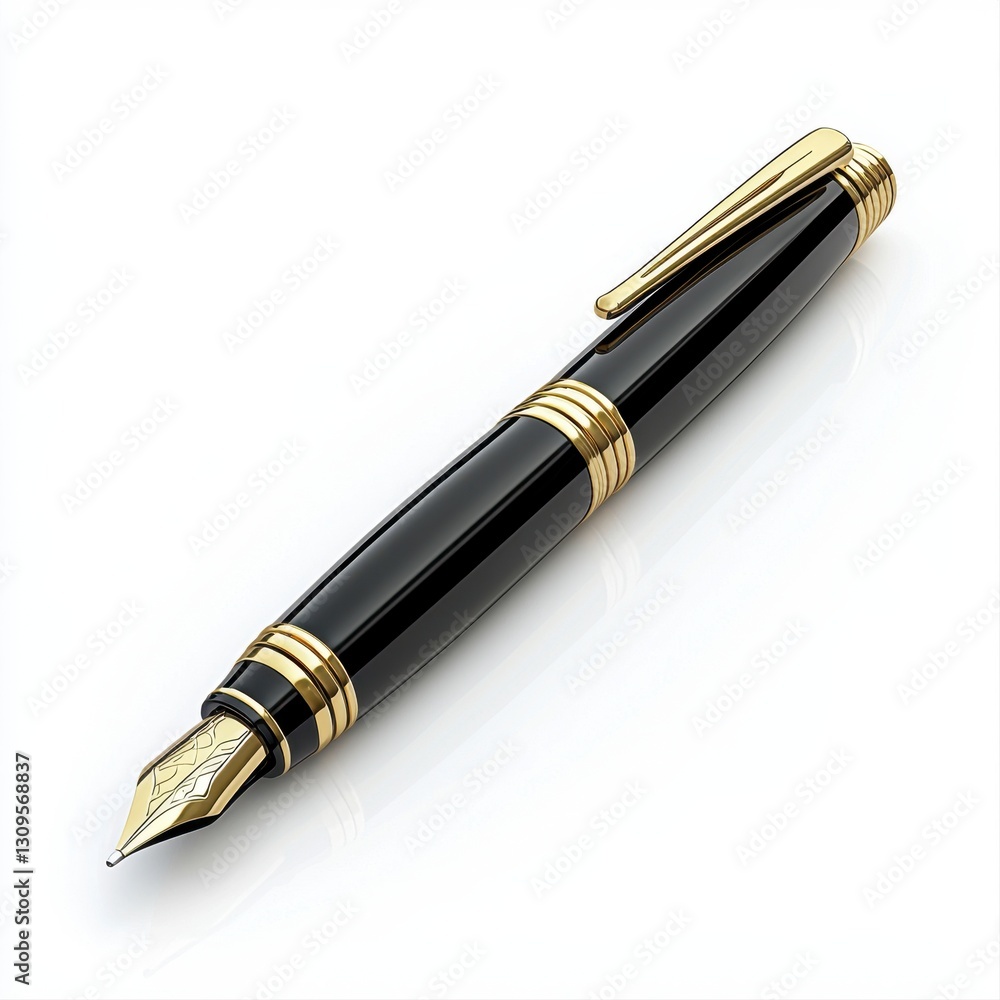 Exquisite fountain pen with intricate detailing and glossy finish ideal for calligraphy and elegant writing experiences Exquisite fountain pen with intricate detailing and glossy finish ideal for calligraphy and elegant writing experiences