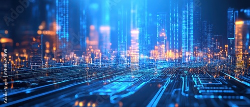 AIdriven quantum sensor monitoring environmental changes in a futuristic smart city
