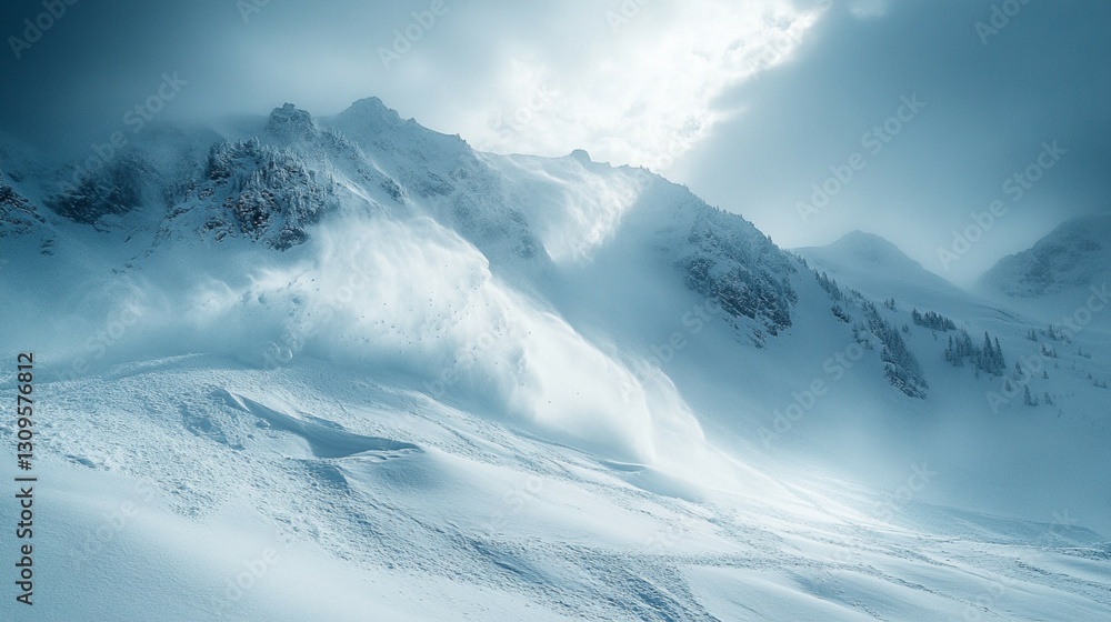 Obraz premium Snow Avalanche