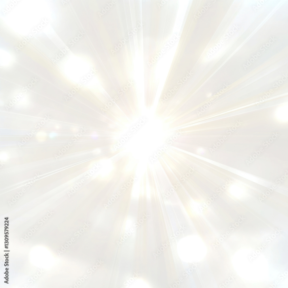 Obraz premium PNG White lens flare light background bright.