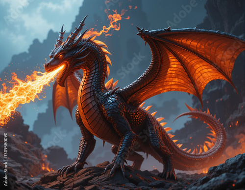 Fiery Majesty: The Power and Mystique of Dragons