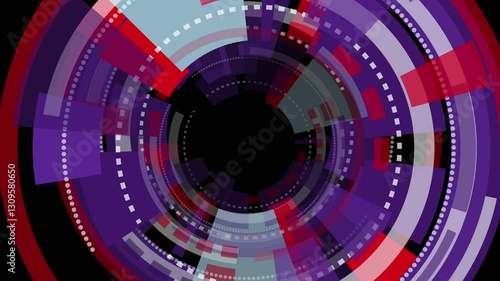 abstract background with circles and stripes