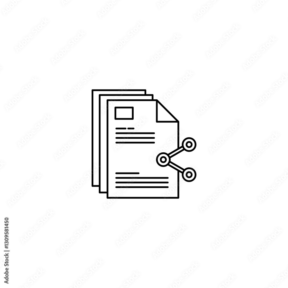 document icon. paper sign and symbol on transparent background document icon. paper sign and symbol on transparent background