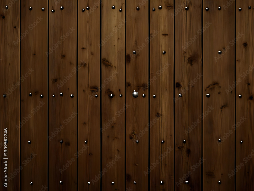 Fototapeta premium Dark Brown Wood Planks Background Texture