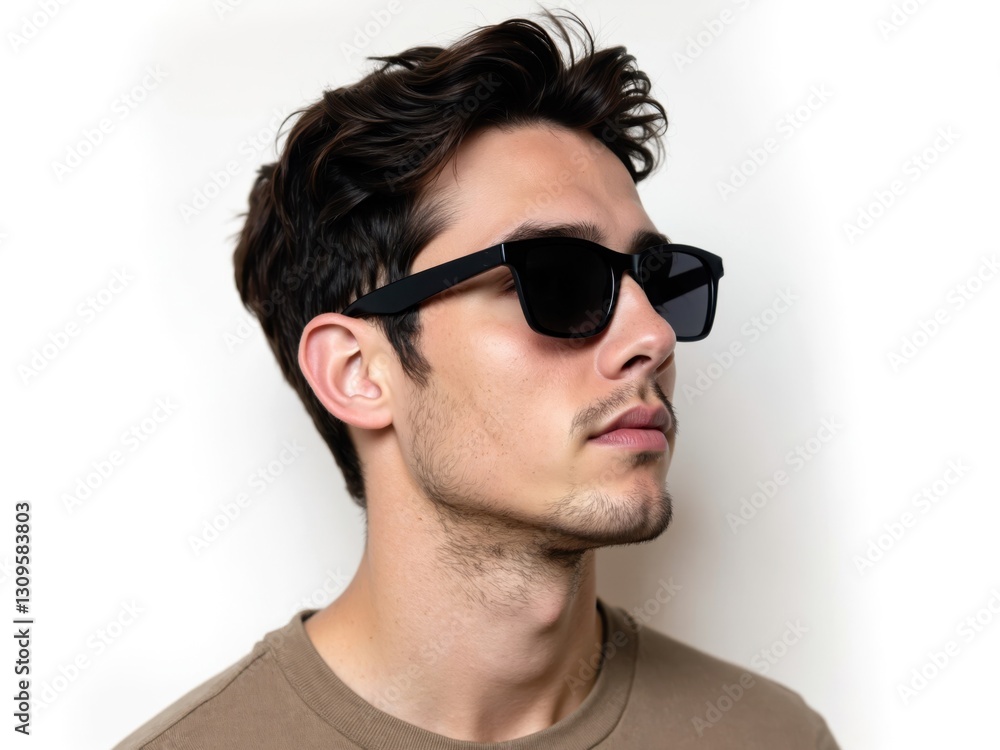 Obraz premium Young Man Wearing Black Sunglasses