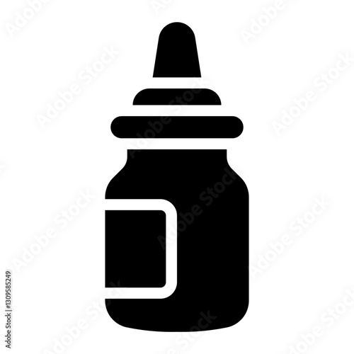 eye drops glyph icon