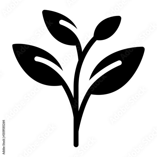herb glyph icon