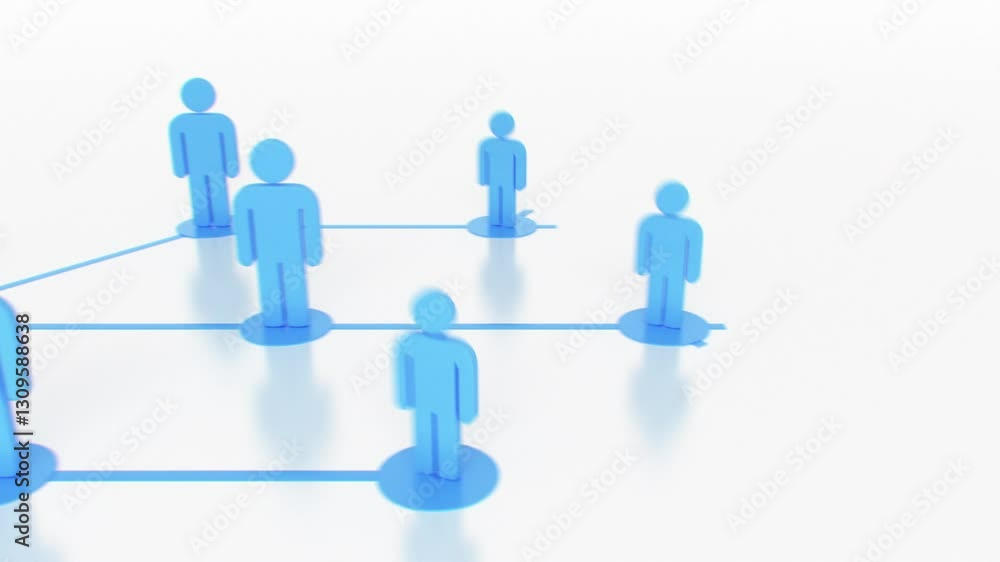 Growing Social Network on White Background 3d Animation Loop. Population Increase Seamless Illustration. People Cooperations, Connections, Communications. Lines and Dots Men Links Business Concept 4k. Growing Social Network on White Background 3d Animation Loop. Population Increase Seamless Illustration. People Cooperations, Connections, Communications. Lines and Dots Men Links Business Concept 4k.